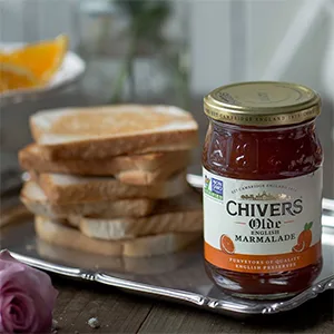 Chivers UK Olde Eng Marmalade 340g (12oz) - Chivers Olde English Marmalade with Toast