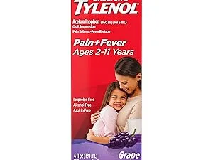 Children's Tylenol Dissolve Powder Packets with 160 mg Acetaminophen, Wild Berry, 18 ct - oral
