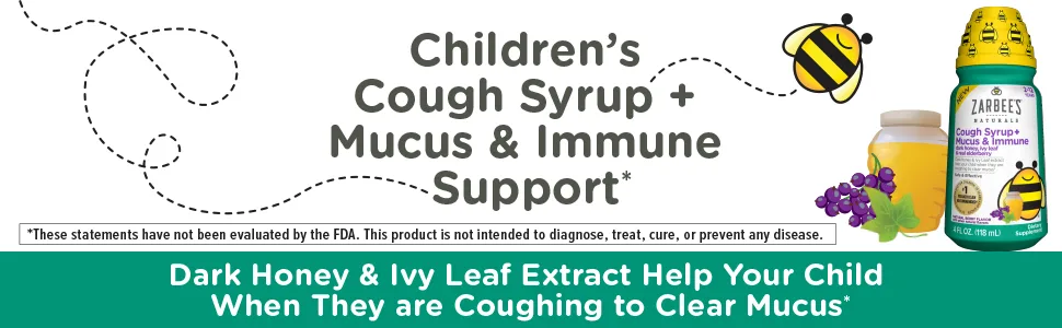 Children's Cough Syrup + Mucus + Immune Daytime 4oz Daytime - Grape - Children