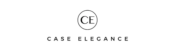 Cherry Finish Spanish Cedar Humidor with Magnet Seal and Humidifier Gel Cherry Analog - Case elegance logo banner for enhanced brand content