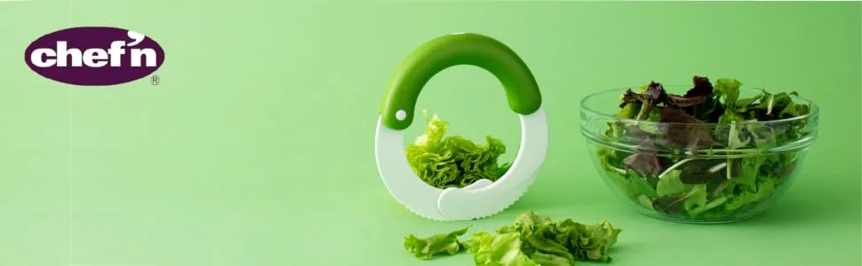 Chef'n SaladShears Lettuce Chopper - White Lettuce Chopper - Chef