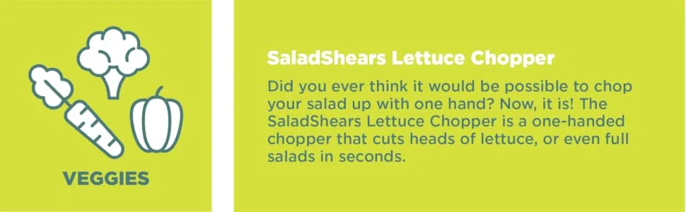 Chef'n SaladShears Lettuce Chopper - White Lettuce Chopper - Chef