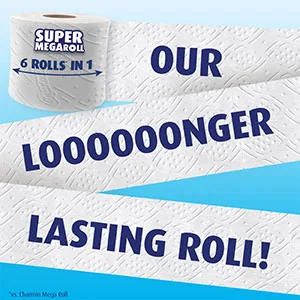 Charmin Ultra Strong Toilet Paper 18 Super Mega Rolls, 363 Sheets Per Roll (Packaging May Vary) 18 - Super Mega Roll - Super Mega Roll = Super Mega Value!