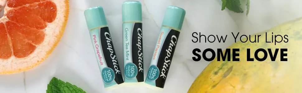 ChapStick 100% Natural Lip Butter Carded Pack, Pink Grapefruit, 0.15 Ounce - product information 5
