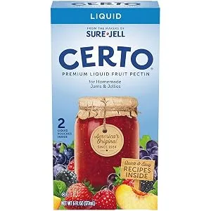Certo Premium Liquid Fruit Pectin (4 ct Pack, 8 Total 3 fl oz Pouches) - product information 1
