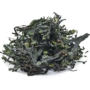 CENALGA Irish Organic Certified (IOFGA) Bladderwrack Whole Leaf - We avoid Plastic Pouch - Sustainably hand harvested from wildcrafted seaweed - non-artificial sun-dried (1) - Dried Bladderwrack Whole Leaf