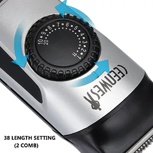 Ceenwes Beard Trimmer & Beard Trimmer for Men Hair Clipper 2 Combs Cleaning Brush Power Adapter Oli Bottle Length Settings with Precision Dial USB Charging - product information 7