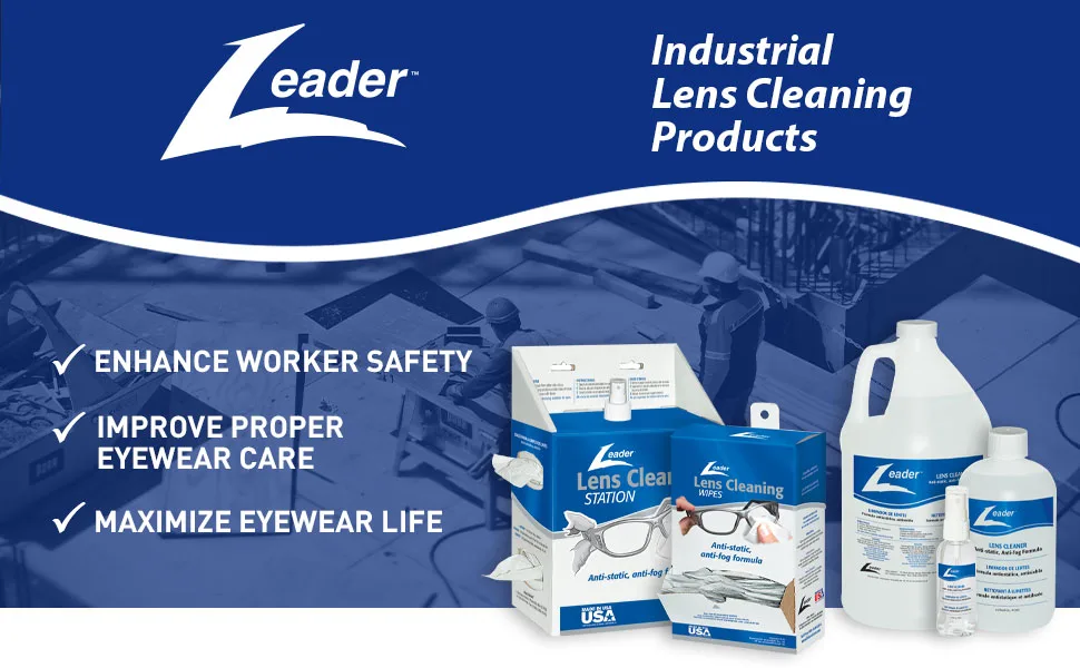C-Clear 26 Lens Cleaning Cleaner Solution, 8 oz Bottle - Leader product gallery line cleaner ppe