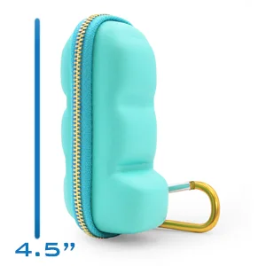 Casematix Turquoise Asthma Inhaler Travel Case, Does Not Include Inhaler Medicine - case