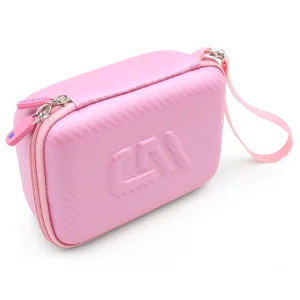 CASEMATIX Pink Travel Case Bag Compatible with Asthma Inhaler, Masks, Spacer - Case Only - case