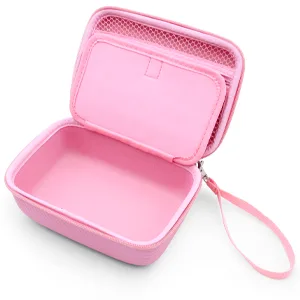 CASEMATIX Pink Travel Case Bag Compatible with Asthma Inhaler, Masks, Spacer - Case Only - case