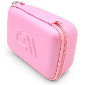 CASEMATIX Pink Travel Case Bag Compatible with Asthma Inhaler, Masks, Spacer - Case Only - case