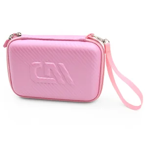 CASEMATIX Pink Travel Case Bag Compatible with Asthma Inhaler, Masks, Spacer - Case Only - case