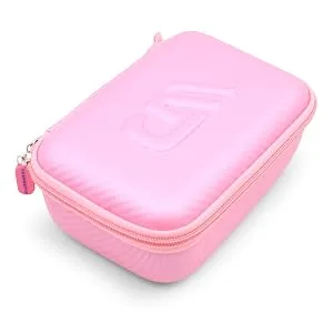 CASEMATIX Pink Travel Case Bag Compatible with Asthma Inhaler, Masks, Spacer - Case Only - case