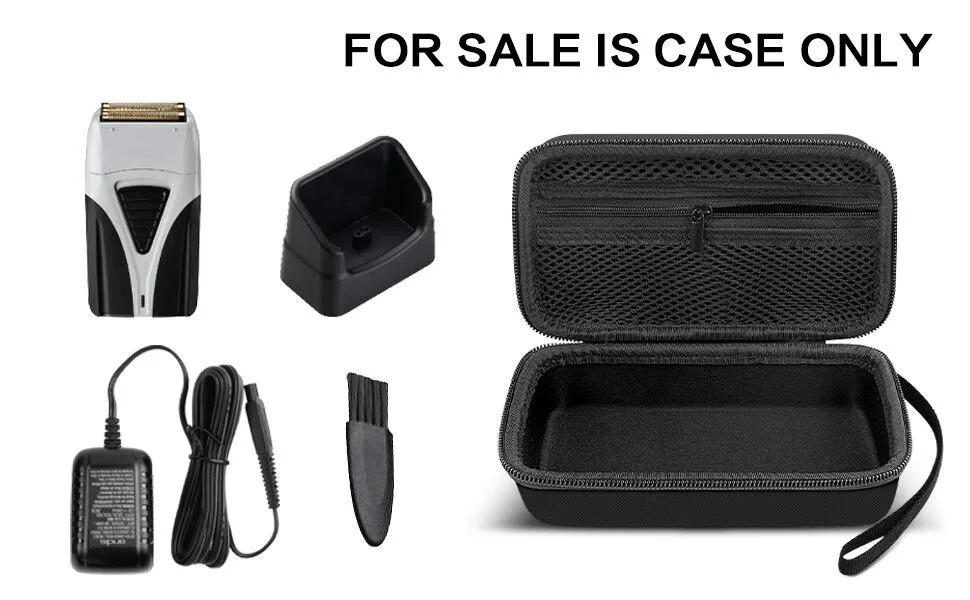 Case Compatible for Andis Profoil Lithium Plus Titanium Foil Shaver 17200/17150 Pro Foil, Travel Storage Fits for Replacement Foil Assembly and Inner Cutters(Box Only) - carrying case for andis shaver