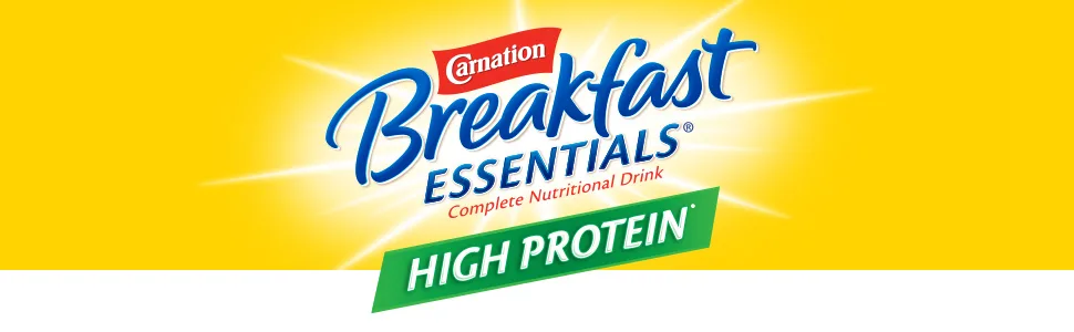 Carnation Breakfast Essentials High Protein Powder Drink Mix, Rich Milk Chocolate, 8 Count per pack, 10.56 Ounce (Pack of 6) (Packaging May Vary) - Carnation Breakfast Essentials High Protein