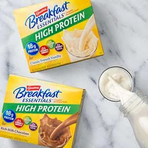 Carnation Breakfast Essentials High Protein Powder Drink Mix, Rich Milk Chocolate, 8 Count per pack, 10.56 Ounce (Pack of 6) (Packaging May Vary) - High Protein Powder