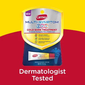 Carmex Multi-Symptom 3-in-1 Cold Sore Treatment - 0.07 OZ Each (Pack of 2) 0.07 Ounce (Pack of 2) - carmex cold sore treatment