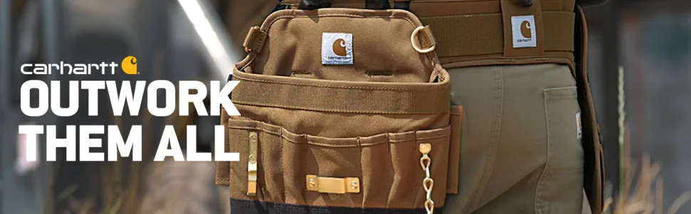 Carhartt Mini Backpack, Everyday Essentials Daypack for Men and Women, Brown - carhartt