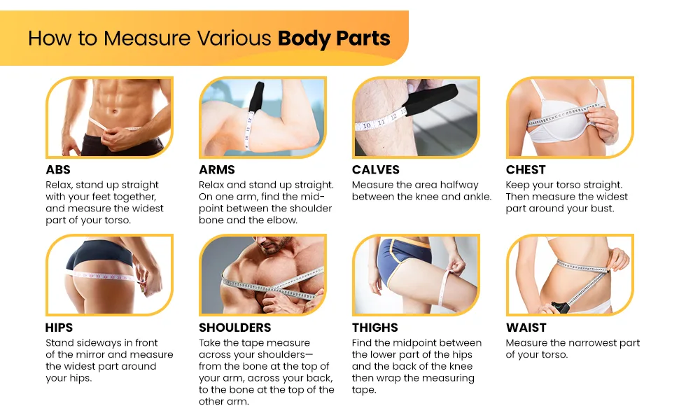 Care Touch Skinfold Body Fat Measuring Tape 1 Count (Pack of 1) - tape