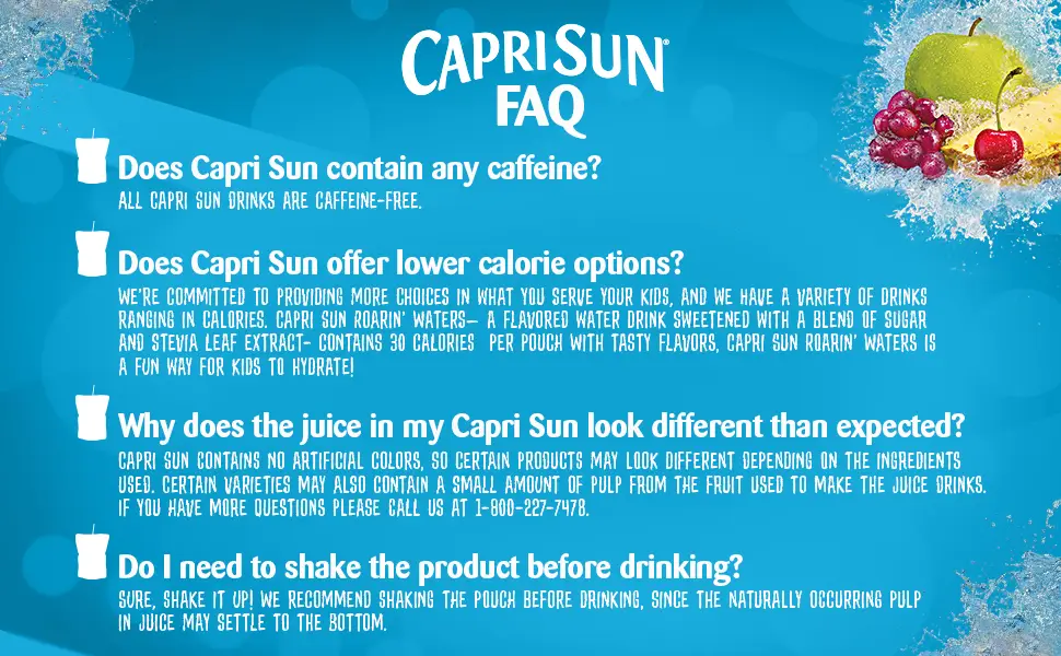 Capri Sun 100% Juice Naturally Flavored 100% Apple Juice (40 ct Pack, 4 Boxes of 10 Pouches) - product information 6