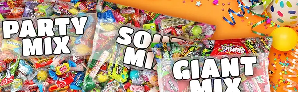 Candy Pack - Variety Bulk Candy - Pinata Candy Stuffers - Individually Wrapped Candies - Candy Assortment- Fun Size Candy Favors - 2 Pounds - Candy Variety Pack Bulk Candy Pinata Stuffers Assorted Candy Individually Wrapped Candy
