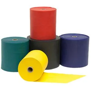 CanDo 10-6324 Sup-R Latex Free Exercise Band, 50 yd Roll, Blue-Heavy 50 yd Blue: Heavy - product information 3