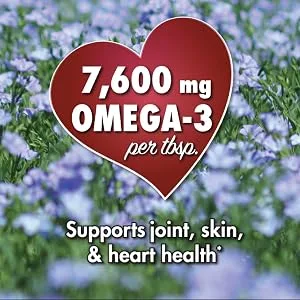 Cal's Flax Oil, Organic Pure Essential, Unrefined Cold-Pressed Flaxseed Oil, 32oz 32 Fl Oz (Pack of 1) - Bottle