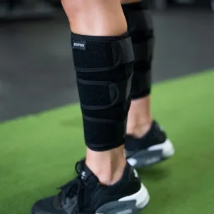 Calf Support Brace 2 Pack, Adjustable Shin Splint Compression Calf Wrap - BODYPROX Calf Support Braces