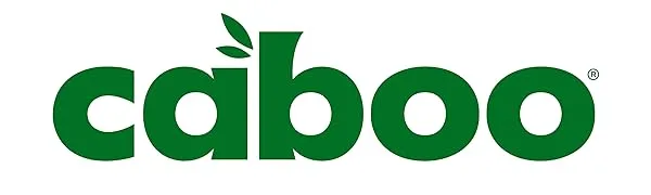 Caboo Tree Free Bamboo Toilet Paper, Septic Safe, Biodegradable, Eco Friendly Bath Tissue with Soft, Quick Dissolving 2 Ply Sheets (300 Sheets Per Roll, 24 Double Rolls) 24 Count (Pack of 1) - caboo wordmarked logo