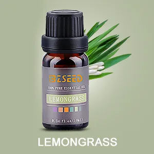 BZseed Essential Oil Diffuser Set, 550ml Aromatherapy Diffuser with Measuring Cup, Cool Mist Humidifier, 4 Timer and 7 Color Lights, Waterless Auto-Off, Wood Grain Diffuser High Output for Home Upgraded Black - lemongrass