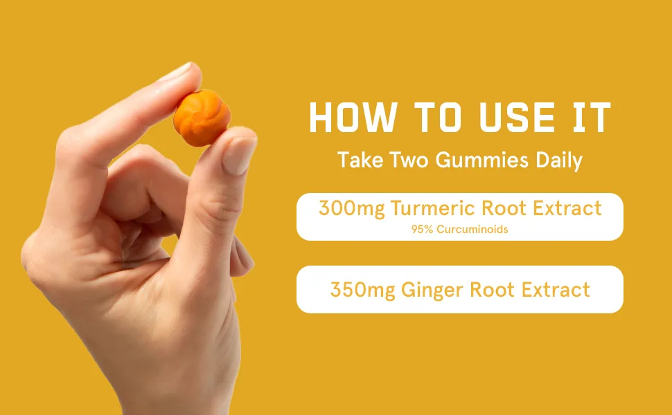 Bulletproof Sugar-Free Peach Ginger Turmeric Gummies, 60 Count, Keto Supplement for Joint and Inflammation Response Support - How to use it