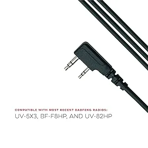 BTECH PC03 FTDI Genuine USB Programming Cable for BTECH, BaoFeng UV-5R BF-F8HP UV-82HP BF-888S, and Kenwood Radios - Baofeng programming cable
