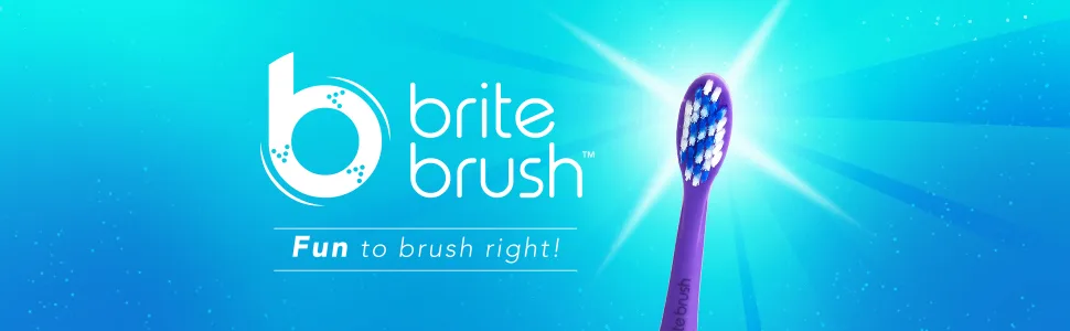BriteBrush - GameBrush - The Interactive Smart Kids Toothbrush, 1 Count - BriteBrush Game Brush Fun to Brush Right!