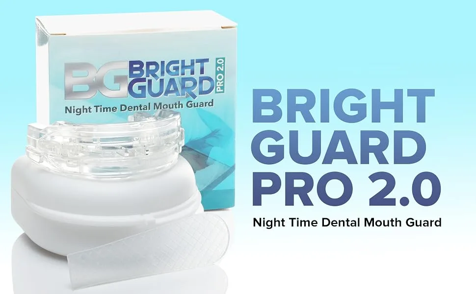 Bright Guard 2.0 Adjustable Night Sleep Aid Bruxism Mouthpiece Mouth Guard - product information 1