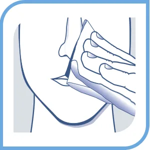 Breathe Right Nasal Strips, Small/Medium, Clear, 30 Count - Before application