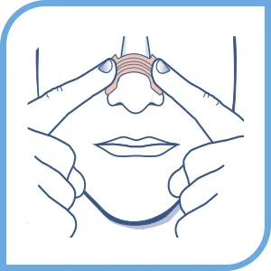 Breathe Right Nasal Strips, Small/Medium, Clear, 30 Count - Place nasal strip