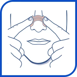 Breathe Right Nasal Strips, Large, Tan, 30 ct - Place nasal strip
