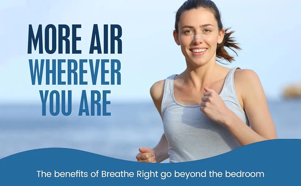 Breathe Right Nasal Strips Original Tan Small/Medium, 30 Count 30 Count (Pack of 1) - More Air Wherever You Are