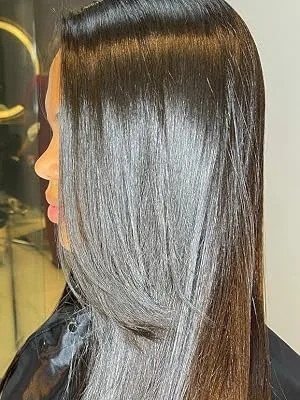 Brazilian Keratin Treatment Complex Blowout - Organic Care Protein Smooth By OGC Cosmetics - 8.5 fl oz / 250ml - Just 1 Step - Result