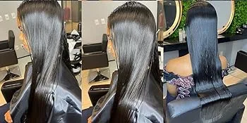 Brazilian Keratin Treatment Complex Blowout - Organic Care Protein Smooth By OGC Cosmetics - 8.5 fl oz / 250ml - Just 1 Step - result 2