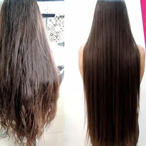 Brazilian Keratin Treatment Complex Blowout - Organic Care Protein Smooth By OGC Cosmetics - 8.5 fl oz / 250ml - Just 1 Step - Result