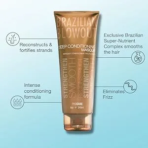 Brazilian Blowout Deep Conditioning Masque,8 Fl Oz (Pack of 1) - Deep Conditioning Masque