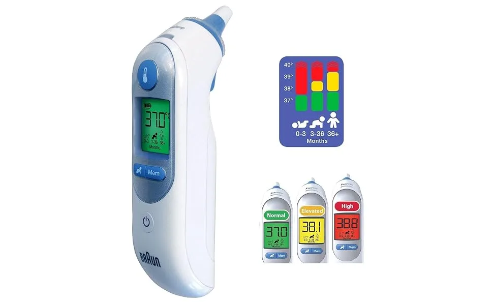 Braun Thermoscan 7 IRT6520 Thermometer (European Version),Clear - product information 3