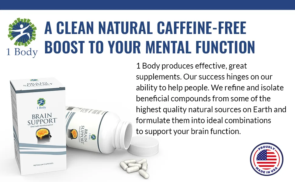 Brain Support Focus Supplement Pills - Support Healthy Brain Function with Nootropics, Improve Memory and Boost Focus - Alpha GPC, Lions Mane Extract, Bacopa Monnieri - product information 14