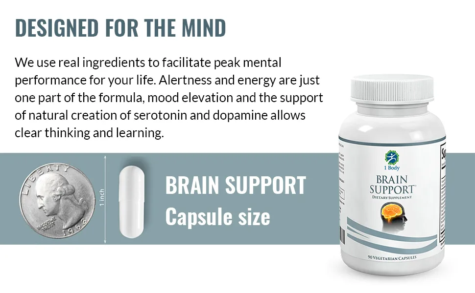 Brain Support Focus Supplement Pills - Support Healthy Brain Function with Nootropics, Improve Memory and Boost Focus - Alpha GPC, Lions Mane Extract, Bacopa Monnieri - product information 17