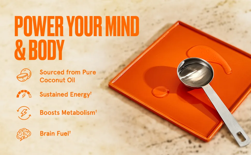 Brain Octane Premium C8 MCT Oil Single Serve Packets from Non-GMO Coconuts, Flavorless, 14g MCTs, Bulletproof Keto Supplement, Sustained Energy, Appetite Control, Physical Energy, Non-GMO, Vegan - Power your mind and body