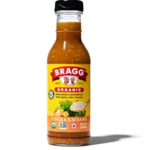 Bragg, Organic Ginger & Sesame Dressing, 12 oz Ginger & Sesame 12 Fl Oz (Pack of 1) - product information 2