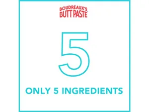 Boudreaux's Butt Paste for Sensitive Skin Diaper Rash Cream, Ointment for Baby, 4 oz Tube 4 Ounce (Pack of 1) - Only 5 ingredients icon