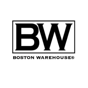 Boston Warehouse Stoneware Garlic Keeper Canister, Grey Reactive Glaze Reactive Glaze Grey - Boston Warehouse Logo